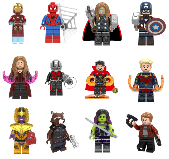 lego avengers figures