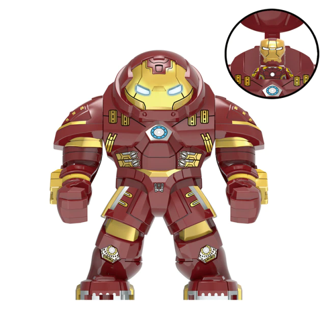 Iron Man Tony Stark Marvel Avengers Infinity Hulkbuster Custom Lego Mini Figure 