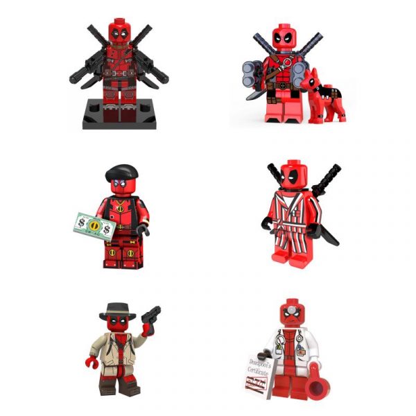 lego deadpool set minifigures