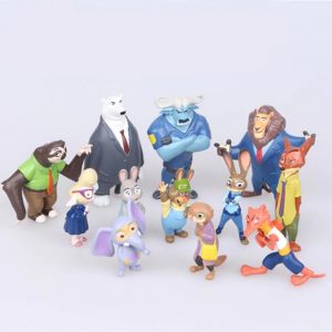 Zootopia figures set