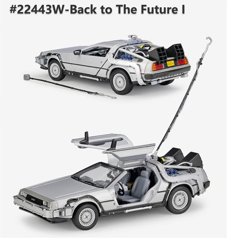 Back to the Future Diecast Delorean 1:24 (Metal) (Free Shipping) – TV Shark