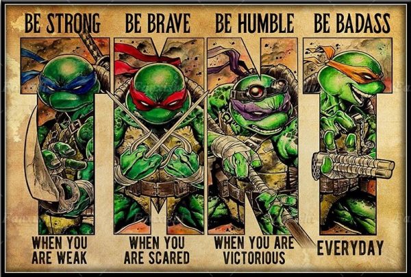TMNT Poster (Teenage Mutant Ninja Turtles Canvas Print)